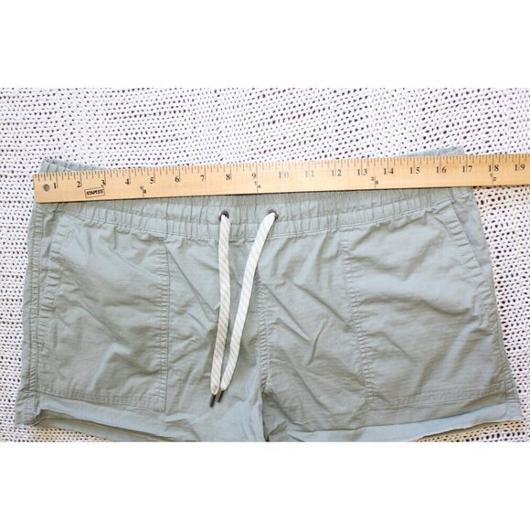 Vuori Vintage Ripstop Women's Short Eucalyptus Green Size Large VW385 Sporty - Picture 3 of 10